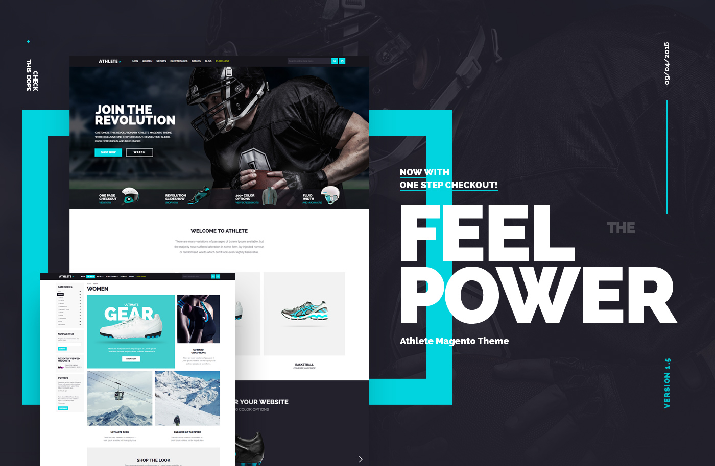 athlete magento theme